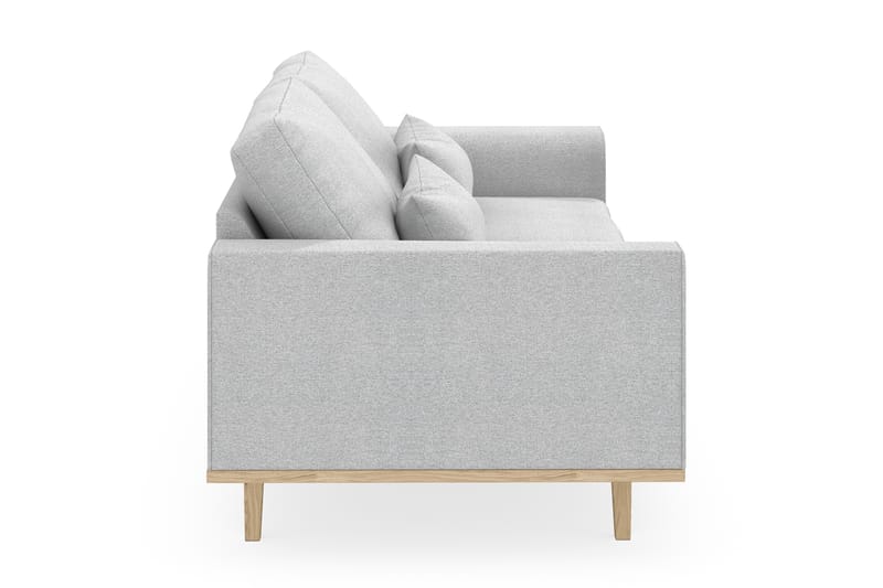 Copenhagen 3-seters Stoffsofa - Lys grå - Møbler - Sofaer - Sofa 3 seter
