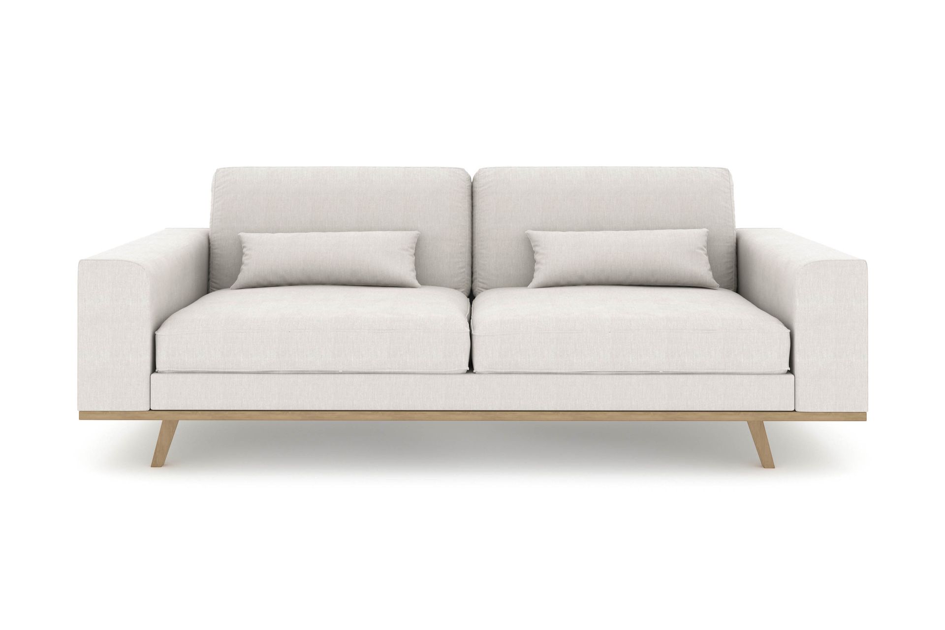 Copenhagen 3-seters Stoffsofa - Lys grå - Møbler - Sofaer - Sofa 3 seter