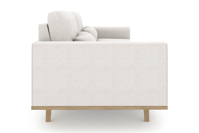 Copenhagen 3-seters Stoffsofa - Lys grå - Møbler - Sofaer - Sofa 3 seter