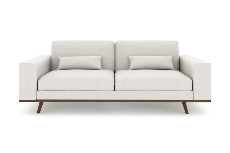Copenhagen 3-seters Stoffsofa - Lys grå - Møbler - Sofaer - Sofa 3 seter