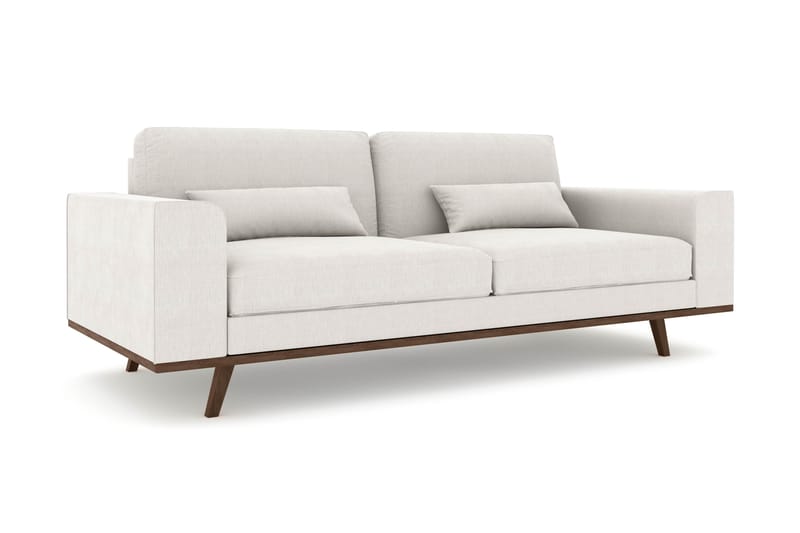 Copenhagen 3-seters Stoffsofa - Lys grå - Møbler - Sofaer - Sofa 3 seter