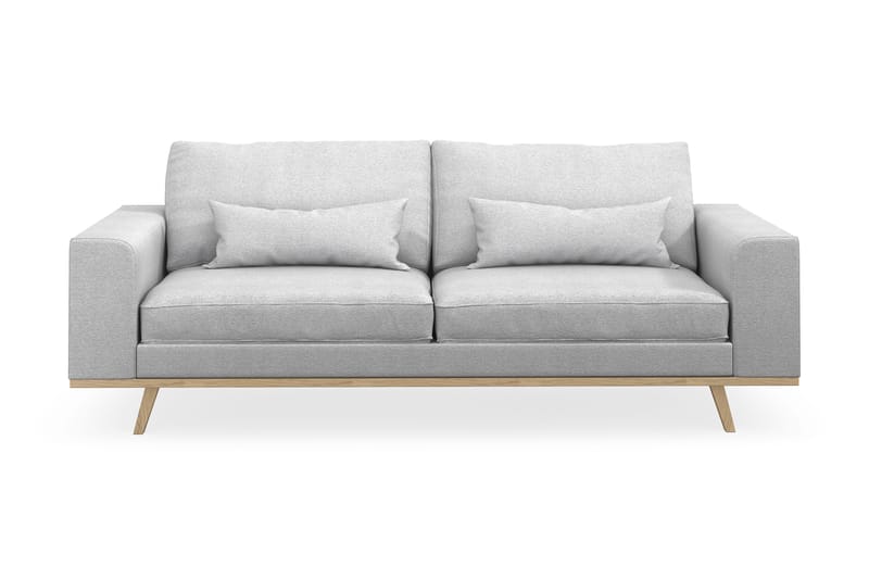Copenhagen 3-seters Stoffsofa - Lys grå - Møbler - Sofaer - Sofa 3 seter