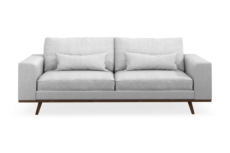 Copenhagen 3-seters Stoffsofa - Lys grå - Møbler - Sofaer - Sofa 3 seter