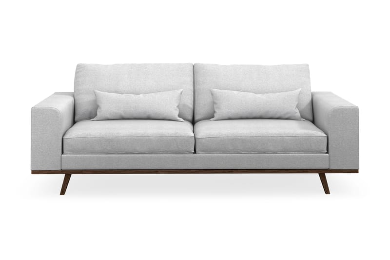 Copenhagen 3-seters Stoffsofa - Lys grå - Møbler - Sofaer - Sofa 3 seter