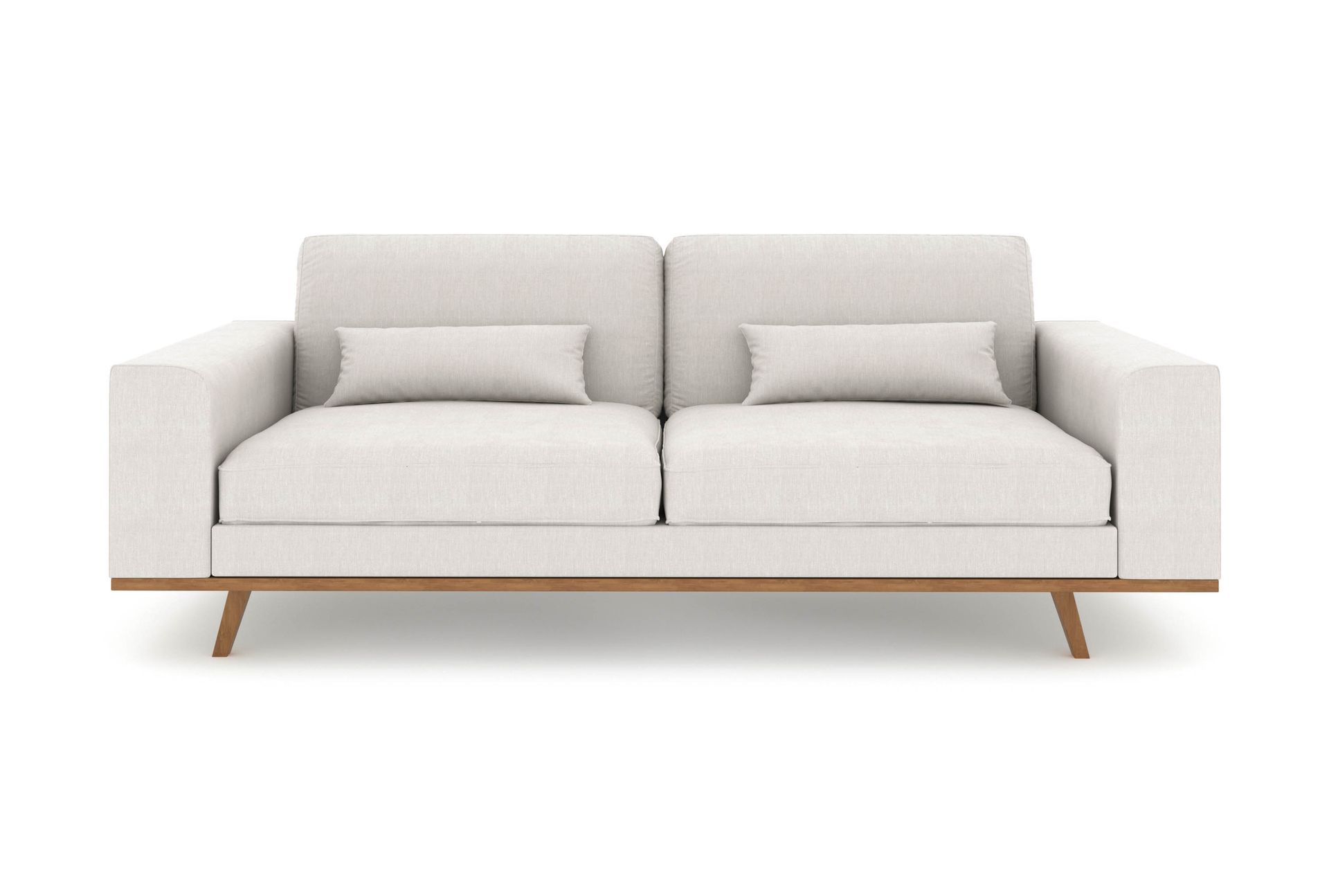 Copenhagen 3-seters Stoffsofa - Lys grå - Møbler - Sofaer - Sofa 3 seter