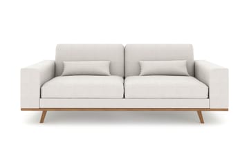 Copenhagen 3-seters Stoffsofa - Lys grå - Møbler - Sofaer - Sofa 3 seter