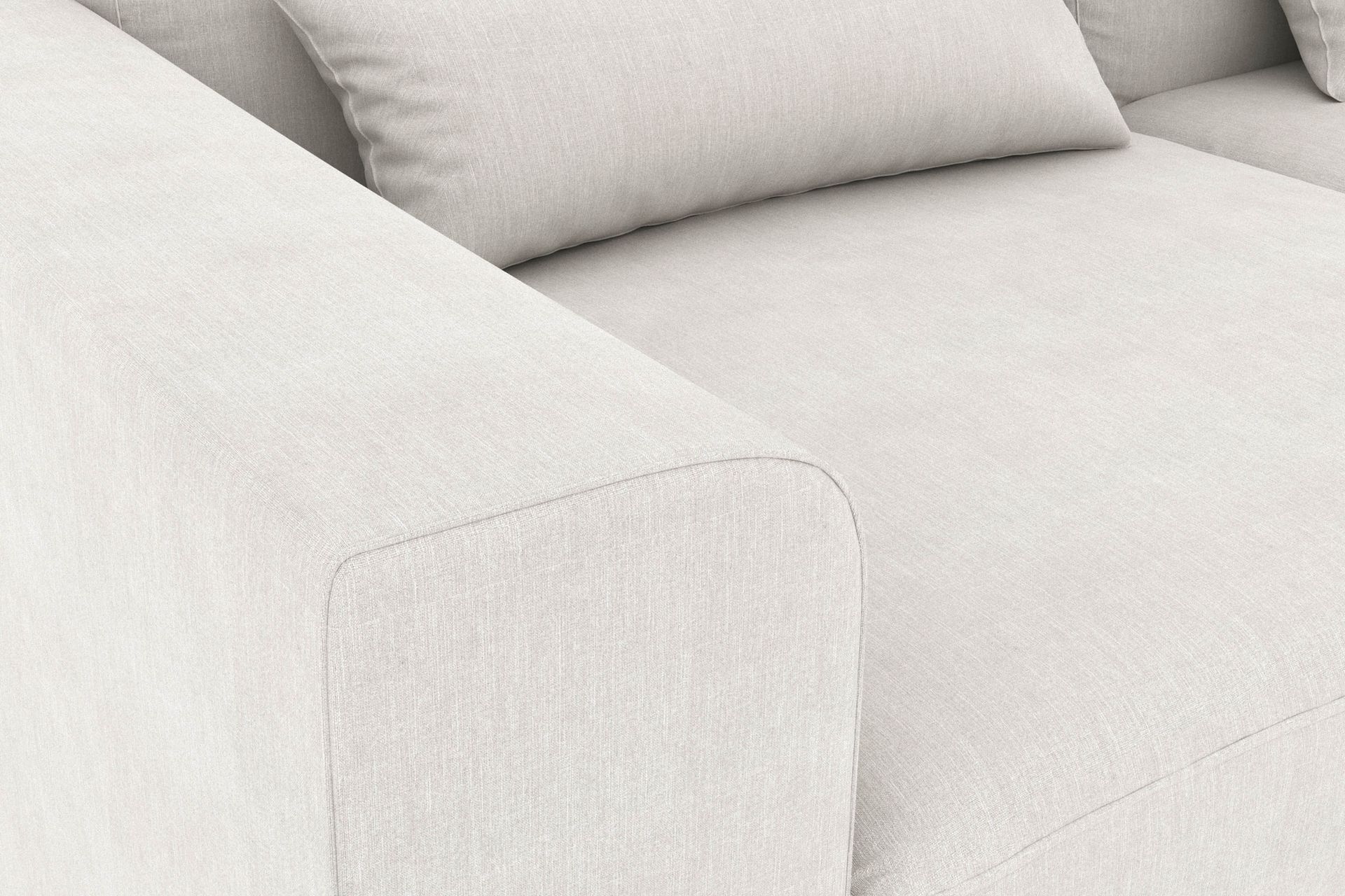 Copenhagen 3-seters Stoffsofa - Lys grå - Møbler - Sofaer - Sofa 3 seter