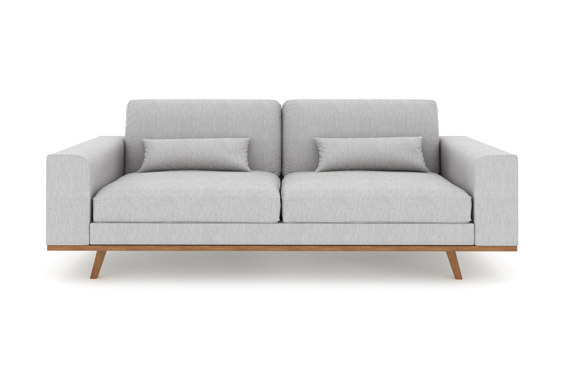 Copenhagen 3-seters Stoffsofa - Lys grå - Møbler - Sofaer - Sofa 3 seter