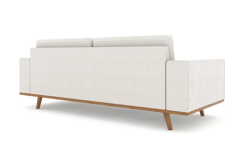 Copenhagen 3-seters Stoffsofa - Lys grå - Møbler - Sofaer - Sofa 3 seter