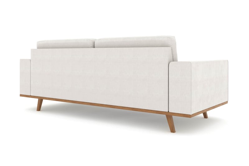 Copenhagen 3-seters Stoffsofa - Lys grå - Møbler - Sofaer - Sofa 3 seter