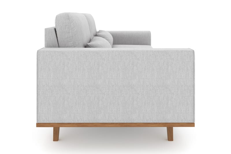 Copenhagen 3-seters Stoffsofa - Lys grå - Møbler - Sofaer - Sofa 3 seter