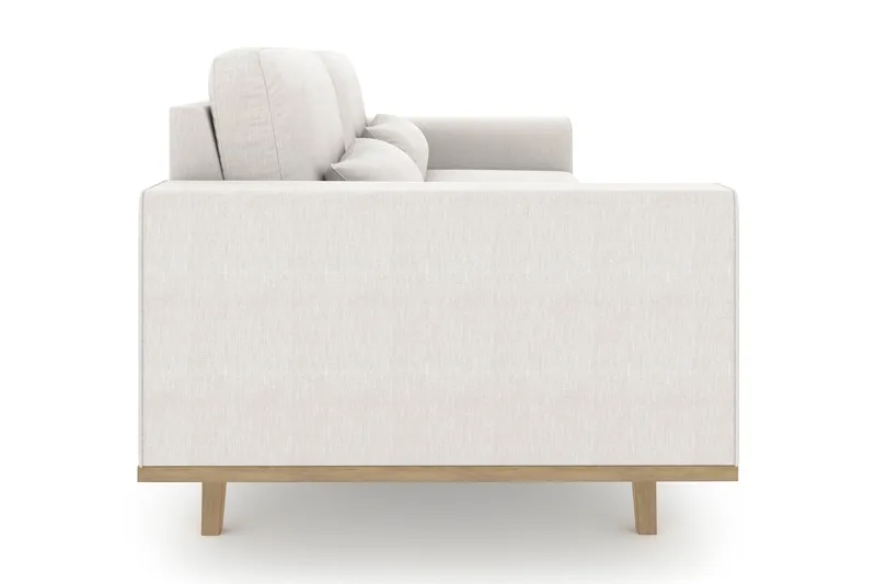 Copenhagen 3-seters Stoffsofa - Lys grå - Møbler - Sofaer - Sofa 3 seter