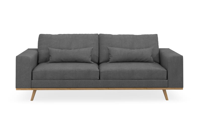 Copenhagen 3-seters Stoffsofa - Mørk grå - Møbler - Sofaer - Sofa 3 seter