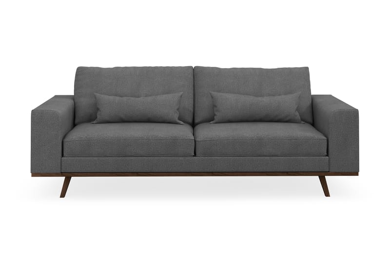 Copenhagen 3-seters Stoffsofa - Mørk grå - Møbler - Sofaer - Sofa 3 seter