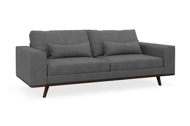Copenhagen 3-seters Stoffsofa - Mørk grå - Møbler - Sofaer - Sofa 3 seter