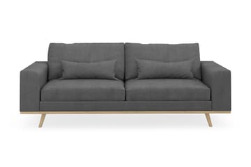 Copenhagen 3-seters Stoffsofa - Mørk grå - Møbler - Sofaer - Sofa 3 seter
