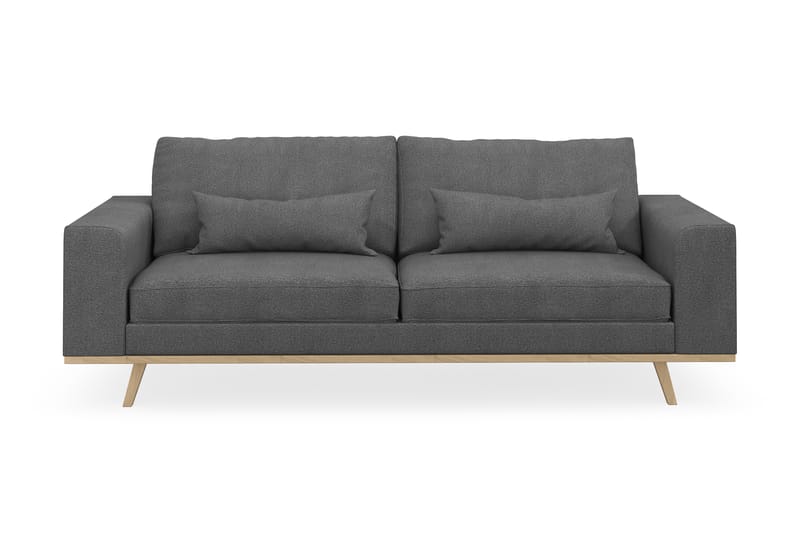 Copenhagen 3-seters Stoffsofa - Mørk grå - Møbler - Sofaer - Sofa 3 seter