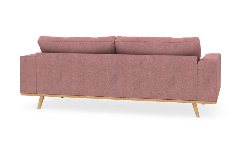 Copenhagen 3-seters Stoffsofa - Rosa - Møbler - Sofaer - Sofa 3 seter