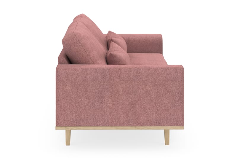 Copenhagen 3-seters Stoffsofa - Rosa - Møbler - Sofaer - Sofa 3 seter
