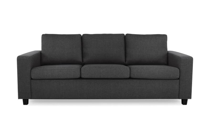 Crazy 3-seters Stoffsofa, Antrasitt
