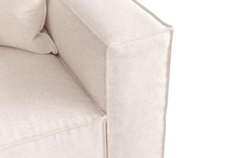 Cubo 4-seters Dyp Modulsofa i Stoff - Beige - Møbler - Sofaer - Sofa 3 seter