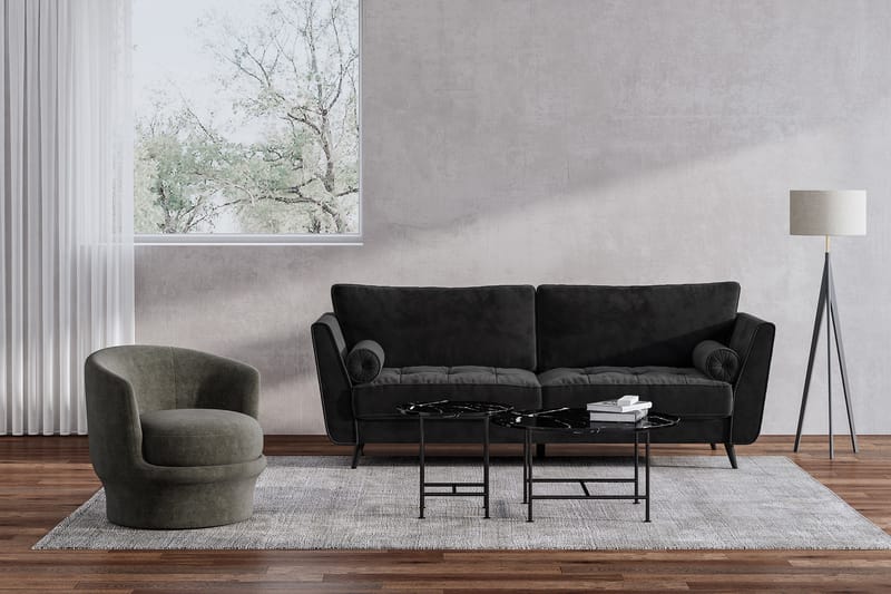 Current 3-seter Sofa - Grå - Møbler - Sofaer - Sofa 3 seter