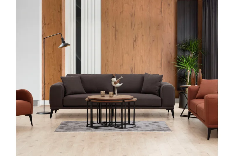 Daler Sofa 3-seter - Grå - Møbler - Sofaer - Sofa 3 seter