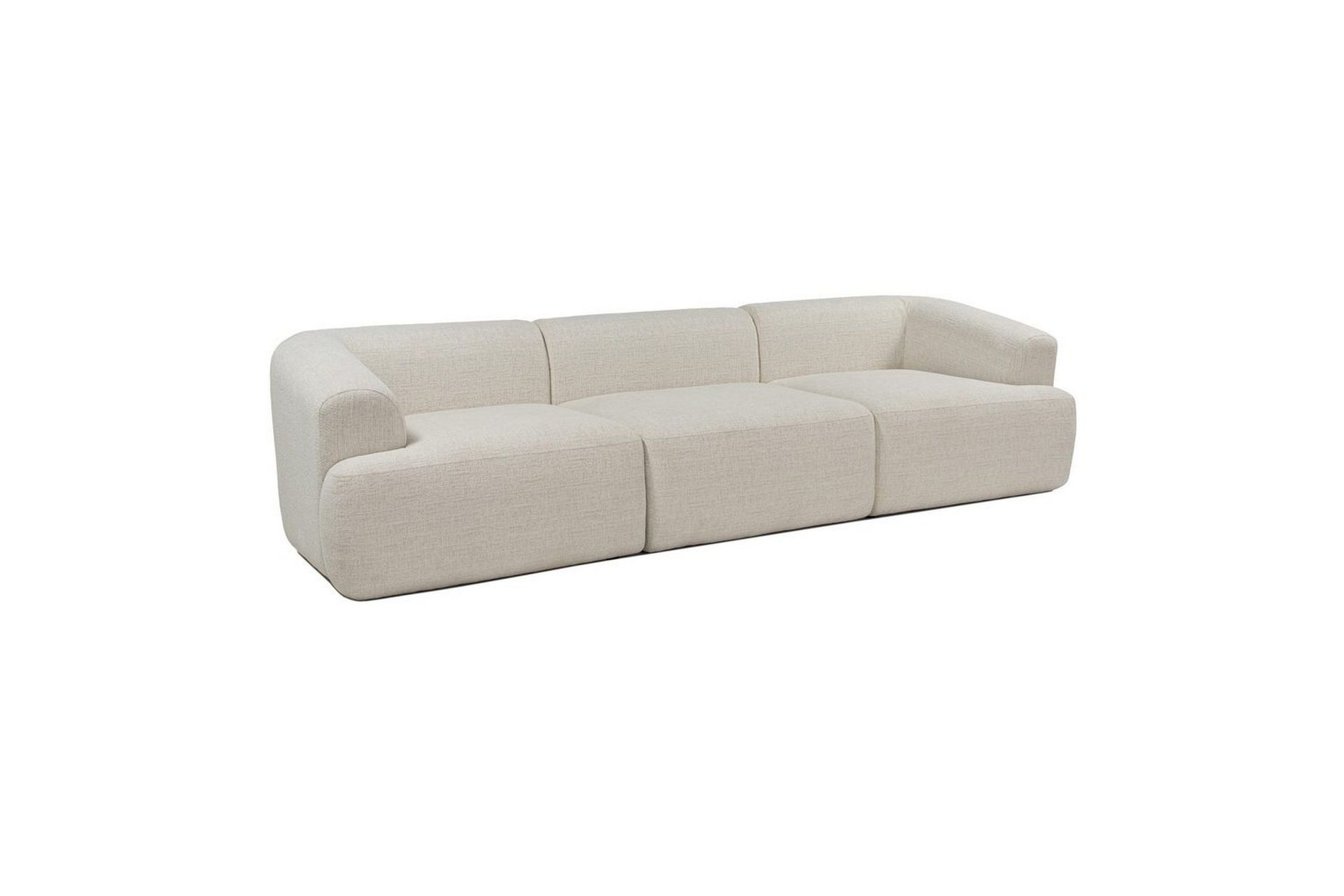 3-seters sofa Dashwood Hvit - Hvit