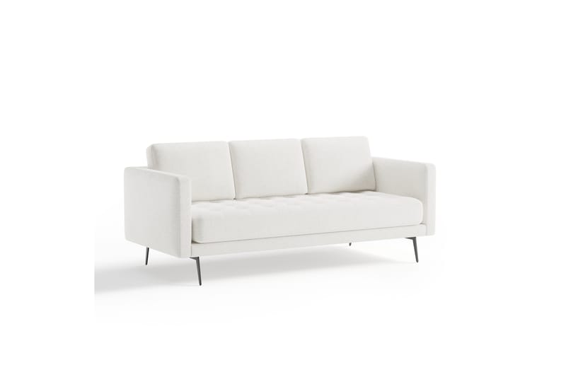 Debbi Sofa 3-seters - Hvit - Sofa 3 seter