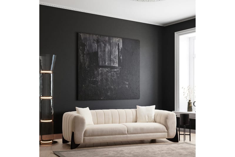 Devid Sofa 3-seter - Hvit - Møbler - Sofaer - Sofa 3 seter