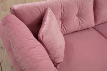 Dorval Sofa 3-seter - Rosa - Møbler - Sofaer - Sofa 3 seter