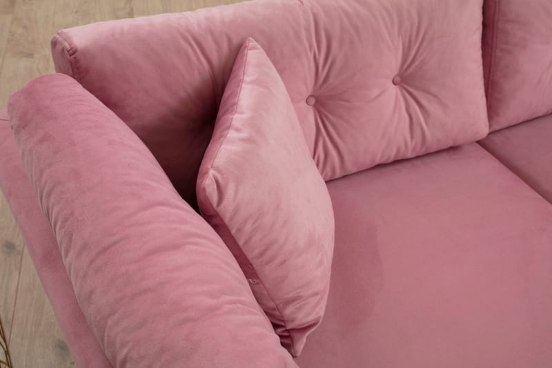 Dorval Sofa 3-seter - Rosa - Møbler - Sofaer - Sofa 3 seter