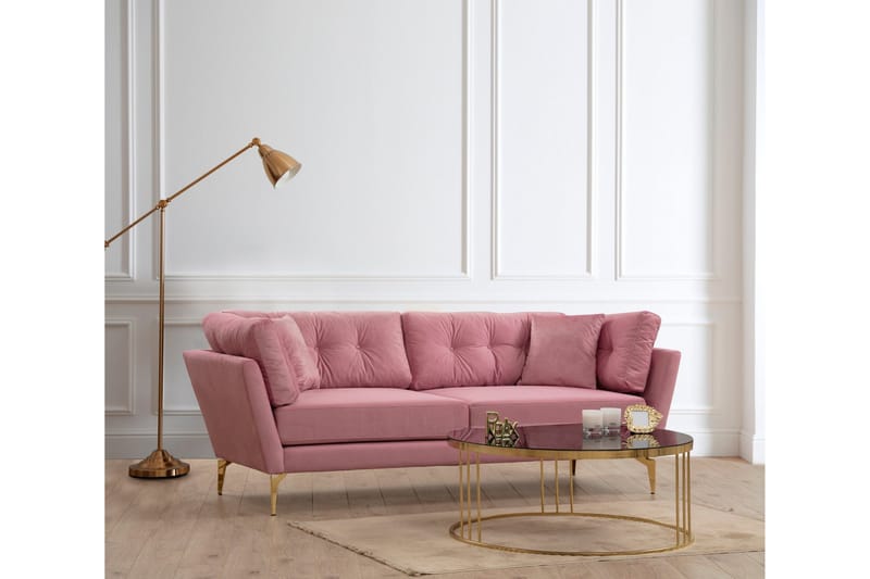 Dorval Sofa 3-seter - Rosa - Møbler - Sofaer - Sofa 3 seter