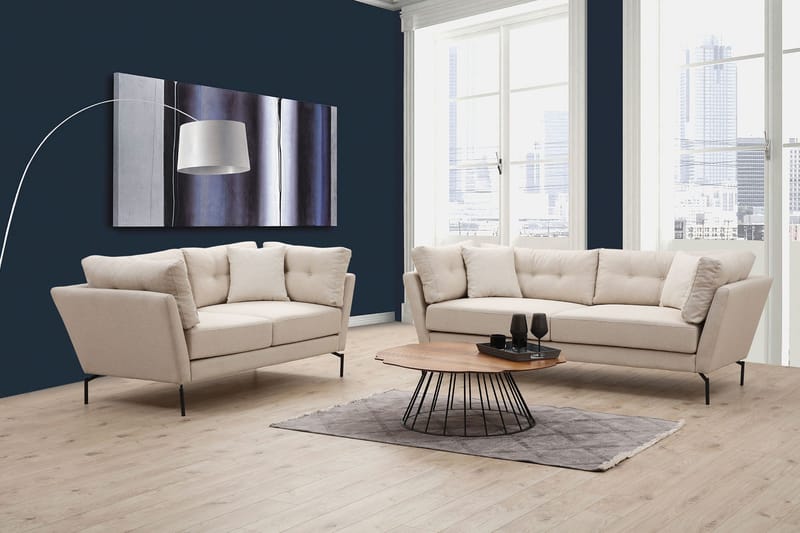Dorval Sofa 3-seters - Beige - Møbler - Sofaer - Sofa 3 seter