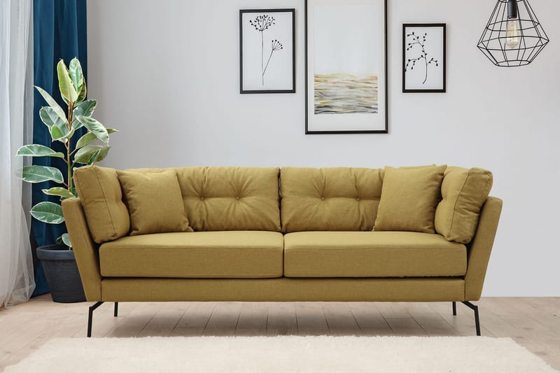 Dorval Sofa 3-seters - Grønn - Sofa 3 seter