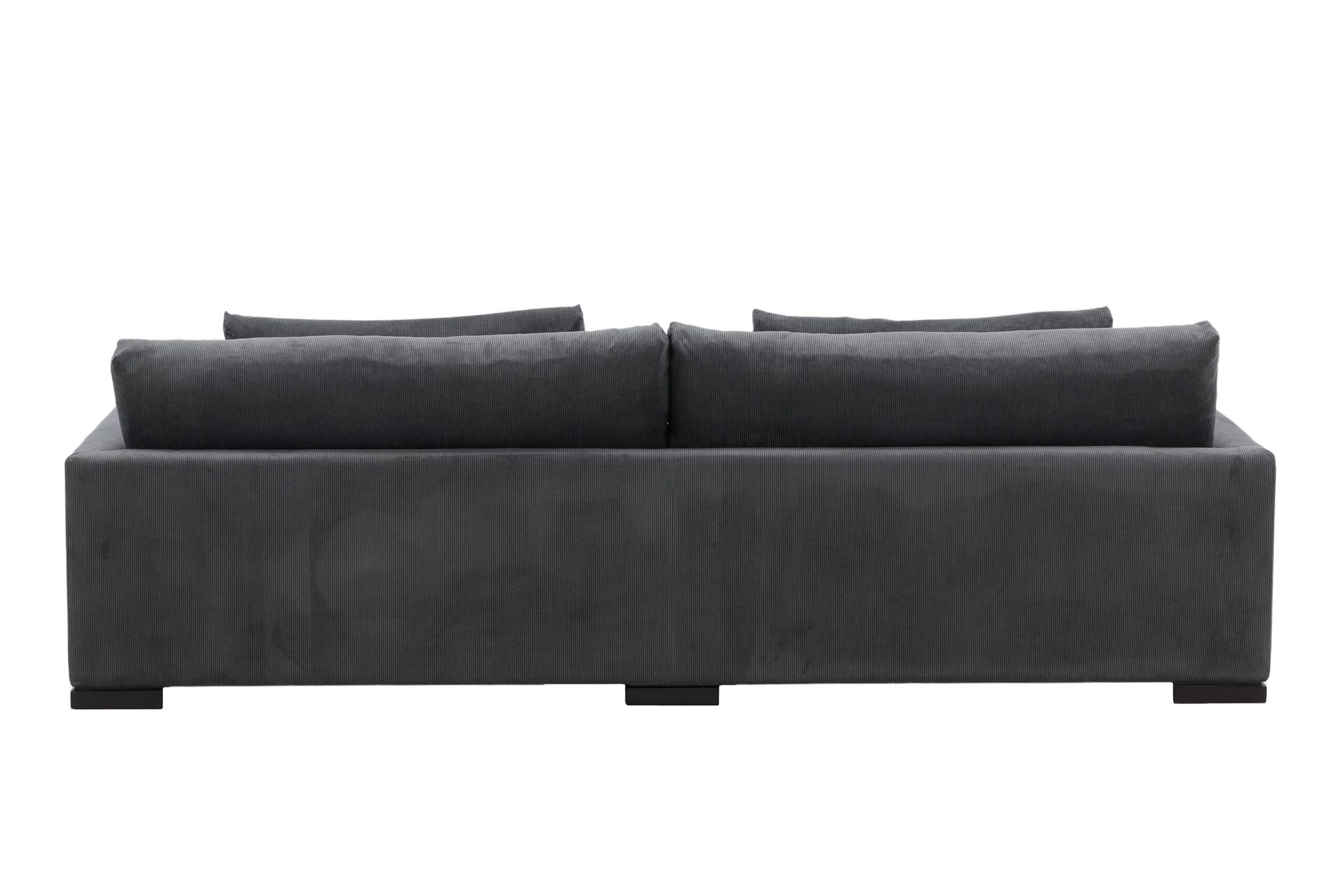Durham 3-seters Sofa - Mørkegrå Manchester - Møbler - Sofaer - Sofa 3 seter