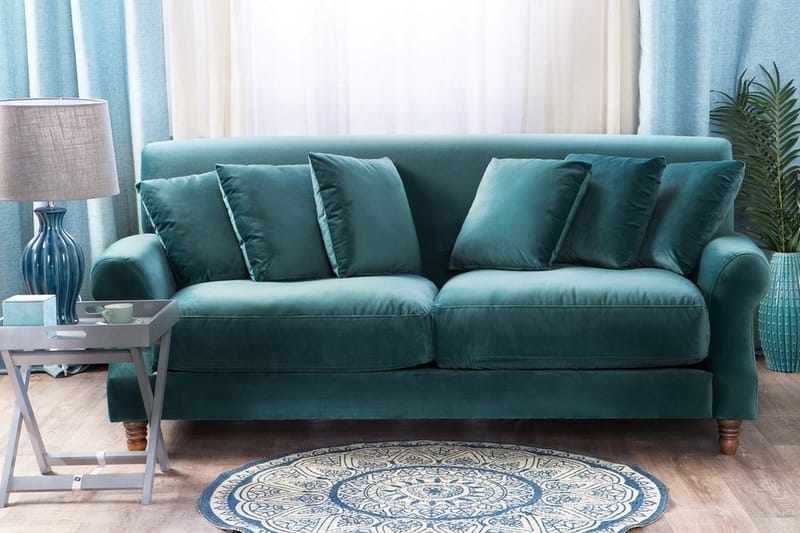 Eike Sofa 2-seter - Blå - Møbler - Sofaer - Sofa 3 seter