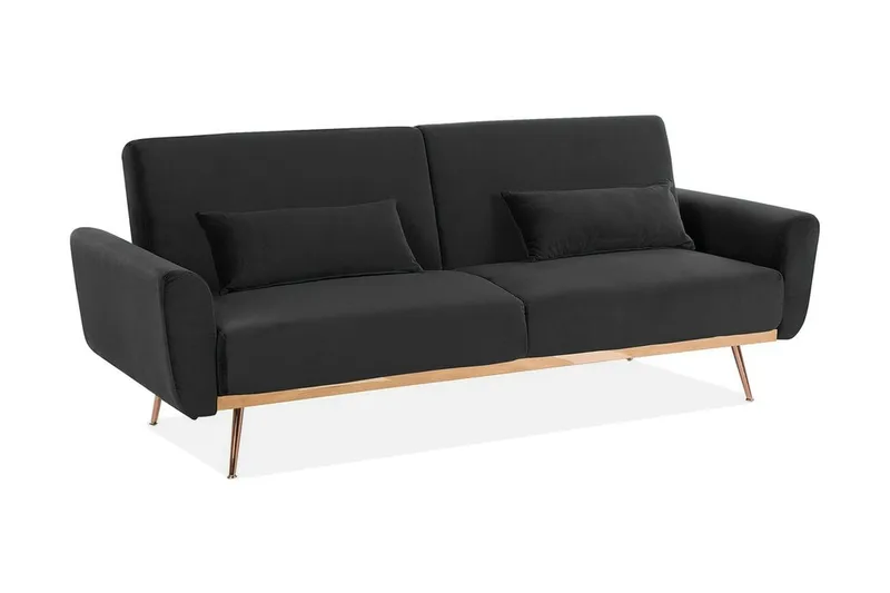 Eina Sofa 2-4 seter, Svart