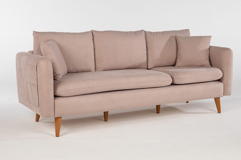 Espeut 3-seter Sofa - Brun - Møbler - Sofaer - Sofa 3 seter