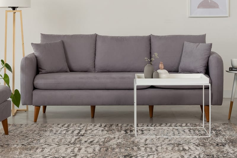Espeut 3-seter Sofa - Grå - Møbler - Sofaer - Sofa 3 seter