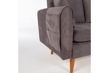 Espeut 3-seter Sofa - Grå - Møbler - Sofaer - Sofa 3 seter