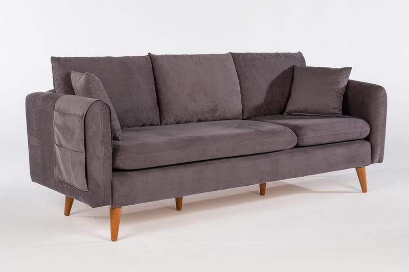 Espeut 3-seter Sofa - Grå - Møbler - Sofaer - Sofa 3 seter