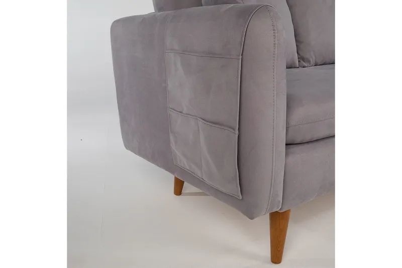 Espeut 3-seter Sofa - Grå - Møbler - Sofaer - Sofa 3 seter