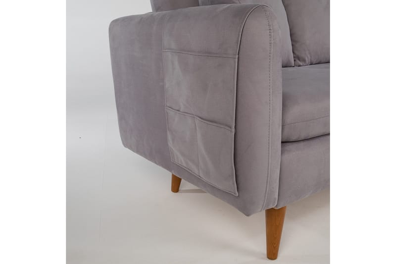 Espeut 3-seter Sofa - Grå - Møbler - Sofaer - Sofa 3 seter