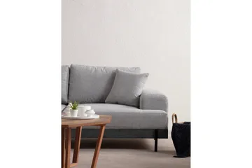 Eti 3-seter Sofa 98 cm i Stoff med Lave Armlener - Grå - Møbler - Sofaer - Sofa 3 seter