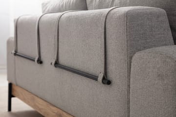Eti Sofa 3-seter - Grå - Møbler - Sofaer - Sofa 3 seter