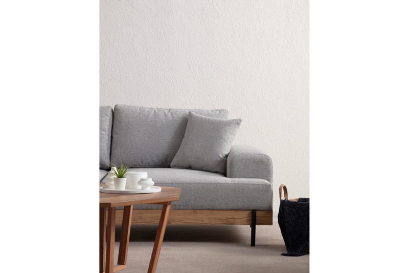 Eti Sofa 3-seter - Grå - Møbler - Sofaer - Sofa 3 seter