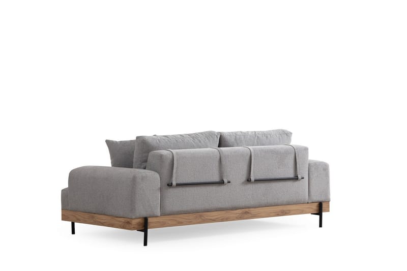 Eti Sofa 3-seter - Grå - Møbler - Sofaer - Sofa 3 seter