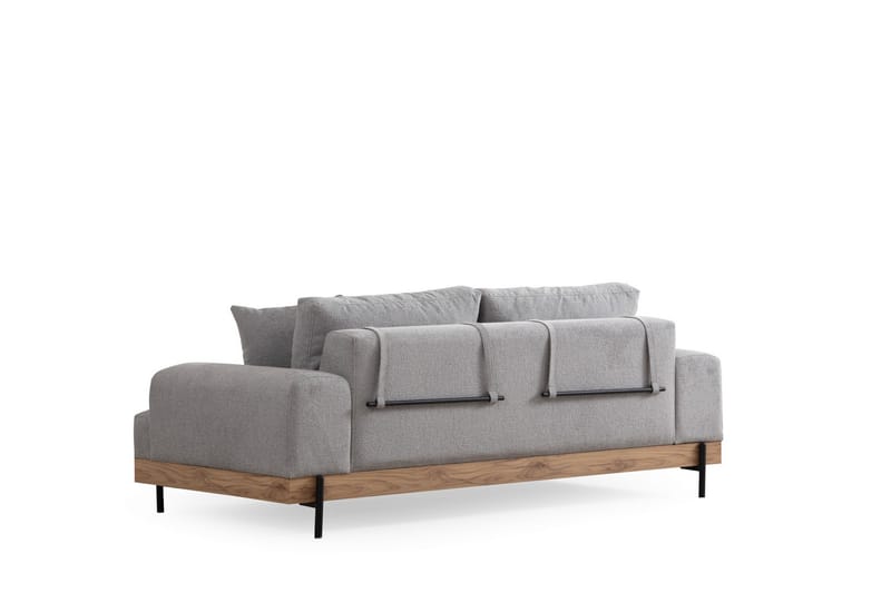 Eti Sofa 3-seter - Grå - Sofa 3 seter