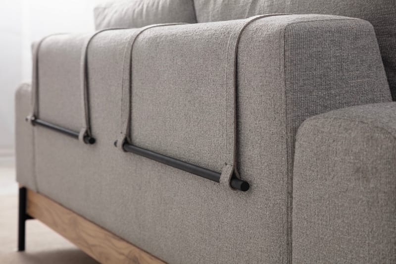 Eti Sofa 3-seter - Grå - Møbler - Sofaer - Sofa 3 seter